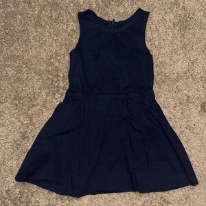 Primary Navy Sleeveless Kids Dress